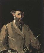 Self-Portrait with Palette Edouard Manet